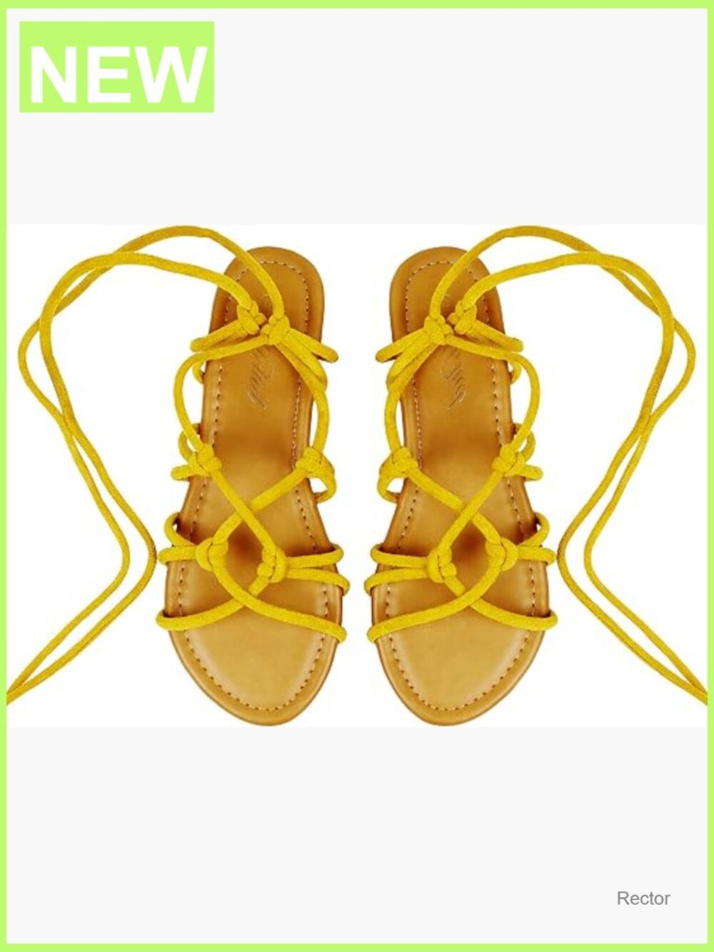 Women's Strappy Gladiator Flat Sandals Lace Up Summer